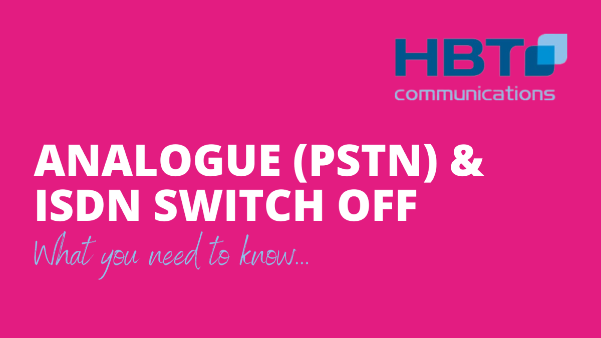 analogue PSTN and ISDN switch off